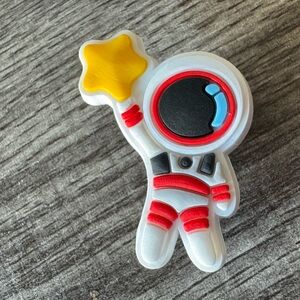 Astronaut Hanging on a Star CROCS Jibbitz Shoe Charm 5/$20